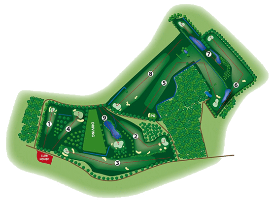 Course Layout Golf Nuclea