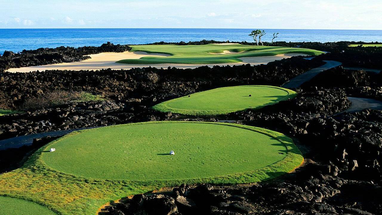 Hualalai course, golf in Hawaii