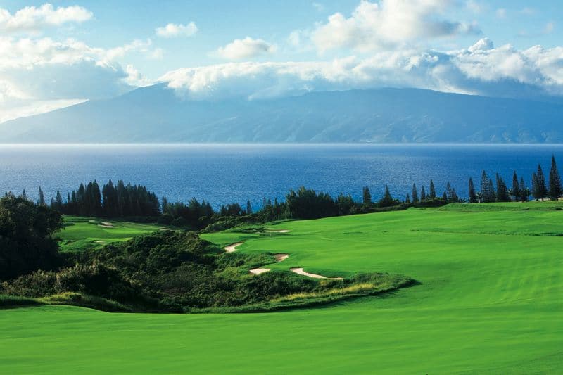 Kapalua’s Plantation Course, golf in Hawaii 