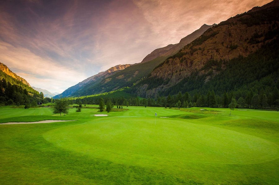 Matterhorn golf club, golf in valais