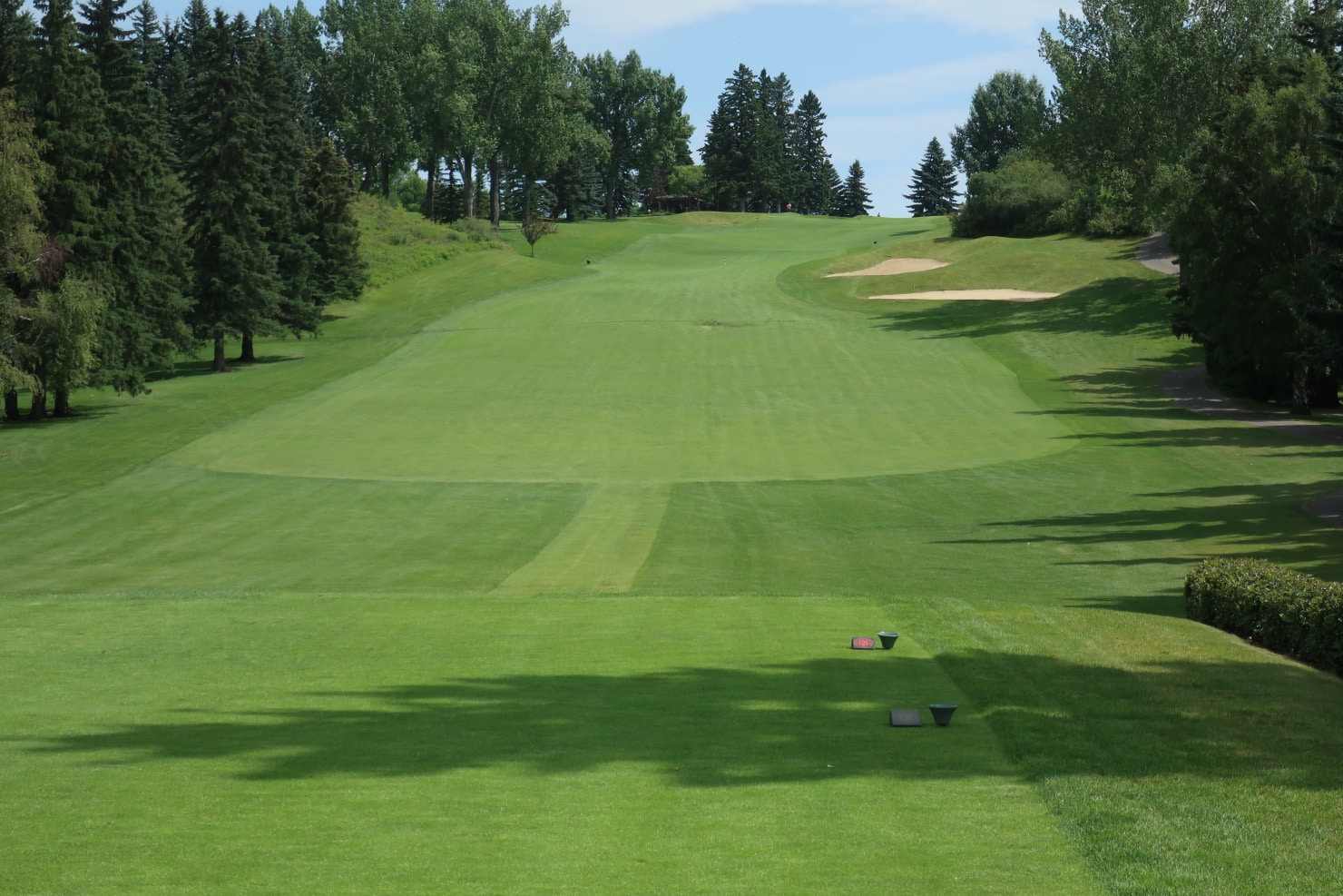 Hole 1 at Calagary Golf & Country Club